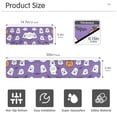 thumbnail image 3 of Yayeee Faucet Mat for Kitchen Sink 30" Diatomite Long Splash Guard Pad, Halloween Ghosts Purple, 2 Pack, 3 of 7