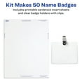 thumbnail image 4 of Avery Name Badges with Clips, 3" x 4", 50ct (74536), 4 of 9