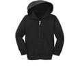 thumbnail image 2 of Port & Co Toddler Unisex Juniors Plain Sweatshirt Jet Black 3 Toddlers, 2 of 3