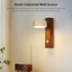 thumbnail image 3 of Amplio De Pared Industrial Rústico Con Base De Maciza De Piedra Y ángulo Ajustable LED Cálida Luz De Lectura Ideal Para El Pasillo Del Dormitorio O Sala De Estar, 3 of 7