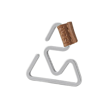 

Kmxyo Mountaineering Clip High Strength Strong Load-bearing Triangular Back Design Outdoor Camping Integrated Hook for Outdoor Activities