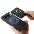 thumbnail image 4 of Decase for Google Pixel 9 Pro XL 5G Case, 2 in 1 Detachable Slim Magnetic Back Thin Wallet Cover with Card Slot & Ring Stand,Black, 4 of 7