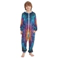 thumbnail image 2 of Vzayyk 4T-14Y Size Aviliable Cozy One-Piece Footless Sleeper Pajama Rainbow Colors, 2 of 8