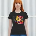 thumbnail image 3 of Tee Hunt Colorful Pit Bull T-Shirt Dog Wags Its Tail with Its Heart Women's T-Shirt Tee, 3 of 5