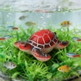 thumbnail image 4 of Figurita de resina que brilla en la oscuridad con adorno de mini acuario de tortuga, decoración fluorescente de tortuga para acuario, pequeña decoración acuática para bettas y nanoacuarios, 4 of 6