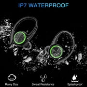 Ireless Earbuds IP7 Waterproof 60H LED BT5.1 Earhook for Running Men Women