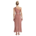 thumbnail image 3 of iiniim Femme Paillettes Strass Costume de Danse Lyrique Robe Fendue Sans Manches Rose Poudré L, 3 of 7