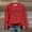 Red Women Oversized Sweatshirts clearance under 5$, variant on Xqxayjr Womens Plus Size Long Sleeve Sweatshirt Oversized Tunic Pollover MAMA Letter Printed Comfy Sweatshirts Lightweight Crewneck Tops Fall Clothes