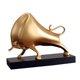 thumbnail image 3 of Escultura de toro, decoración del hogar, decoración de mesa, regalo de cumpleaños, arte decorativo, estatuilla de ganado Animal de buey, estatua, 3 of 9
