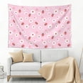 thumbnail image 3 of Xecao Hand Drawn Strawberry Print Tapestry, Wall Hanging Room Funny Decor, Backdrop Room Decor for Bedroom Living Room dormitory, 3 of 8