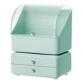 thumbnail image 2 of Organizador de Maquillaje Macarena Organizador de maquillaje Cajón Flip Verde, 2 of 7