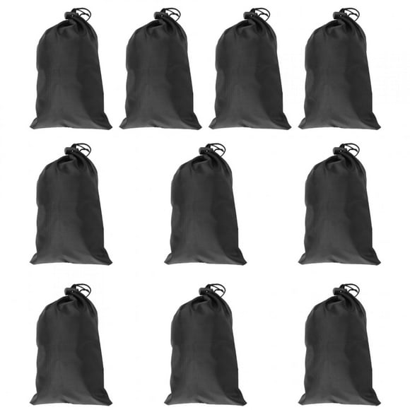 Storage Bag Polyester Skipping Rope Carry Bag, Black Drawstring Bag, For Running Jogging Outdoor Sport