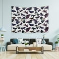 thumbnail image 4 of Coolnut Watercolor Flying Butterflies Tapestry Aesthetic Tapestry Wall Hanging 60" x 40" Inches Home Decor Gifts, 4 of 6
