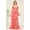 Coral, variant on Royal Queen RQ8115 Juniors Womens Corset Ruffle Side Slit Evening Gown