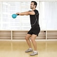 thumbnail image 6 of JFIT Kettlebell Weights Vinyl Coated Iron, 30 LB, 6 of 7