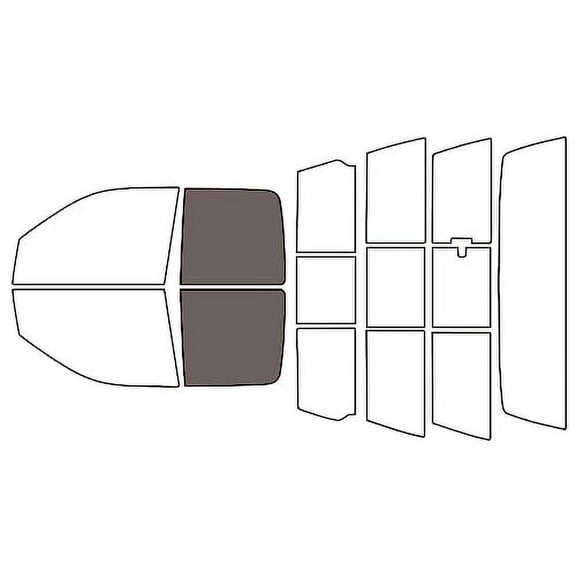 Avery Dennison NR Nano Ceramic IR Window Tint Kit Compatible with Ram 1500 2014-2018 (4 Door Quad