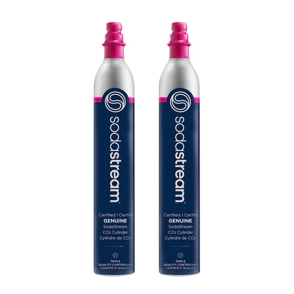 sodastream Quick Connect CO2 Cylinder Spares, 2pk