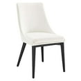 thumbnail image 2 of Modway Viscount 19" Modern Performance Velvet Dining Chair in White (Set of 2), 2 of 9