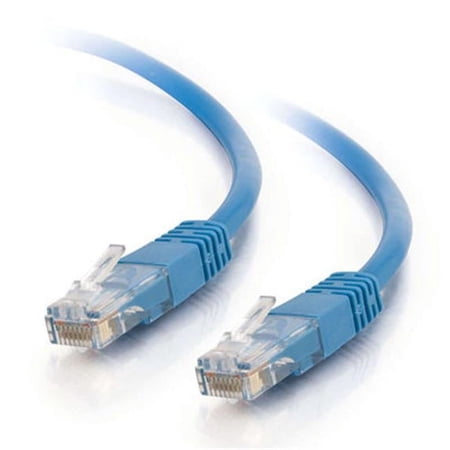 UPC: 0757120151647 | C2G-65ft Cat5e Molded Solid Unshielded (UTP) Network Patch Cable  Blue