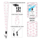 thumbnail image 3 of Clip Retráctil para Porta Credencial con Cordón, Cordón con Estampado de Lazo y Porta Credencial, Cordones Separables para Credencial de Identificación para Mujeres, 3 of 5