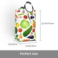 thumbnail image 3 of Vsdgher Vegetables2 Print Square Laundry Bag Large Collapsible Dirty Clothes Bags With Handles Waterproof Essentials Storage For College Dorm, Family, 3 of 6