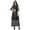 White, variant on Printed High Low Crop Top Kurti Palazzo Set Ethnic Indian Clothing Set For Womens