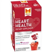 Meta Daily Heart Health Powder Dietary Supplement, Berry Smooth, 30ct