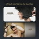 thumbnail image 2 of Terviiix Mini plancha alisadora para cabello corto con temperatura ajustable, mini plancha de pelo de viaje de cerámica portátil pequeña de 1/2 pulgada para hombres, color negro, 2 of 5