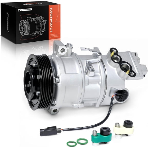A-Premium AC Compressor with Clutch Compatible with BMW 320i E90 2005 2012-2013 L6 2.2L 120i 2005-2012 118i 2012-2013 L4 2.0L 1.6L