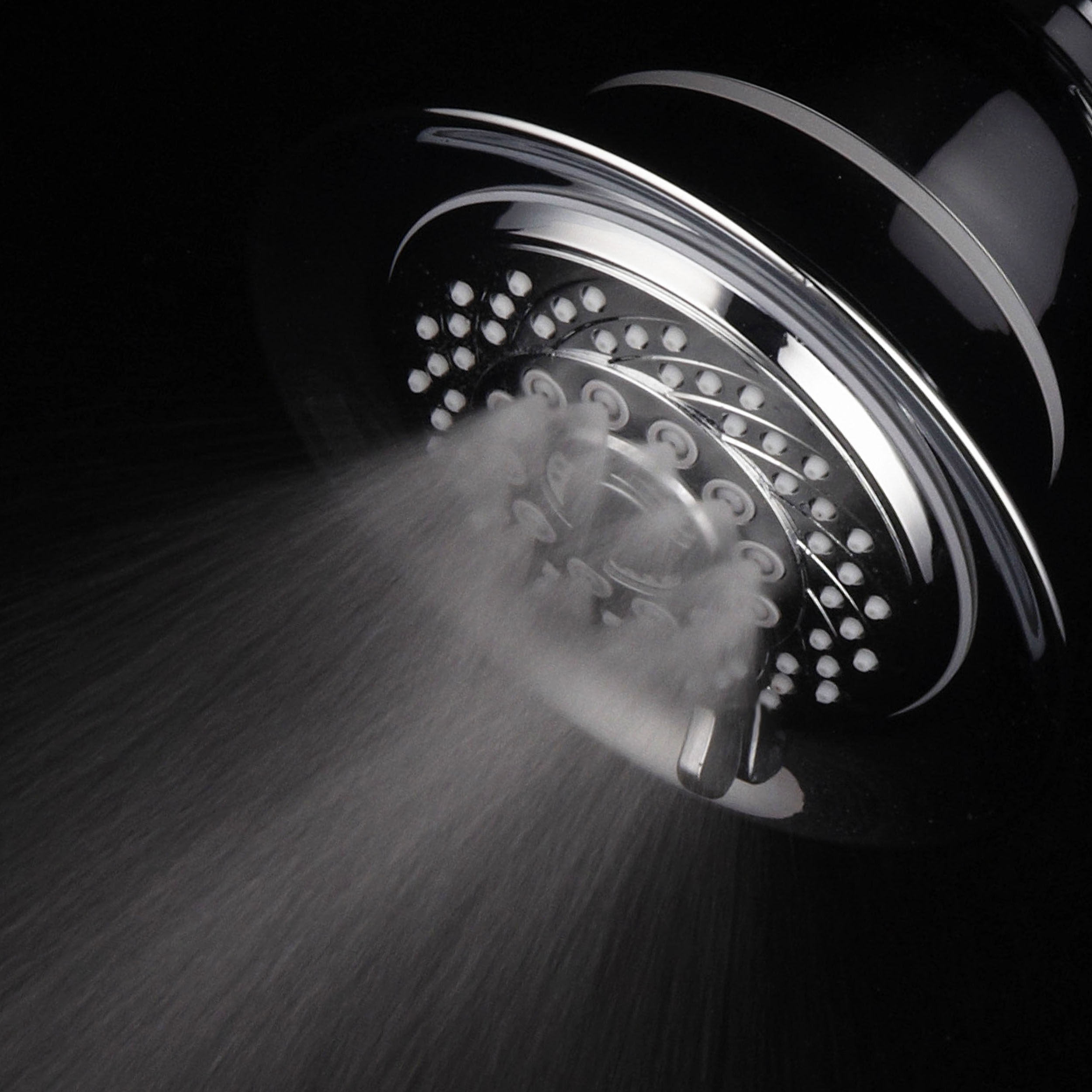 HotelSpa AquaCare High Pressure 6-Setting Filtered Shower Head – 3-Stage Water Filter, 5-Inch, Chrome