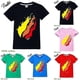 thumbnail image 1 of Kids Prestonplayz Flame Casual Cotton T Shirt, 1 of 1