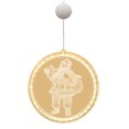 thumbnail image 2 of Moyic Lámpara de cadena Led, lámpara colgante 3D individual, decoración del hogar, diseño de vacaciones, ventana, luz de Navidad para sala de Iluminación navideña Papá Noel Moyic HA001724-02B, 2 of 6