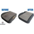 thumbnail image 6 of Auto Champ Of Texas - Driver Side Bottom Replacement Cloth Seat Cover, Gray (Compatible with 2002 2003 2004 Ford F250 F350 XLT Crew) (Medium Flint Gray), 6 of 9
