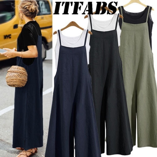 ladies oversized dungarees