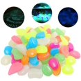thumbnail image 4 of Limei 50 PCS Colorful Glowing Stones, Fish Tank Glow Gravel, Glow in The Dark Aquarium Pebbles, Decorative Gravel Rocks, Glowing Pebbles Luminous Stones for Plant Aquariums, Landscaping, Home Decor, 4 of 7