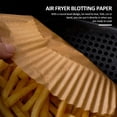 thumbnail image 5 of Hands DIY 50/100pcs Air Fryer Liner 20CM Round Non-Stick Air Fryer Paper Mats Heat-Resistant Air Fryer Parchment Paper for Baking Roasting Cooking Microwave, 5 of 10