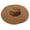 Coffee, variant on Women's Hollow Out Topless Sun Hat, Foldable Large Brim UV Protection Cap, Breathable Korean Style Summer Outdoor Headwear