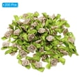 thumbnail image 3 of Uxcell 15mm Tiny Satin Ribbon Rose Fabric Flowers Embellishments Rosettes Applique Beige 200 Pcs, 3 of 6