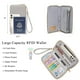 thumbnail image 2 of Bandolera Idesort, bolso de hombro grande, conjunto gris, 2 of 7