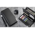 thumbnail image 1 of Minkissy Large Capacity Black PU Wallet for Men with Multiple Card Slots and Phone Pocket, 1 of 6