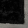 thumbnail image 4 of 5x7 Feet Ultra Soft Faux Fur Sheepskin Area Rug, 3.5-inch Thick Modern Indoor Fluffy Shaggy Rug for Bedroom, Livingroom and Dorm Decorative, High Pile Non-Slip Carpet, Black, 4 of 7