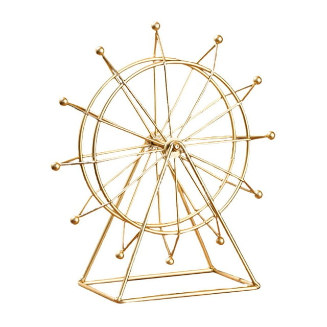 Ferris Wheel Ornament Creative Metal Art Figurines Home Desk Decor Gift
