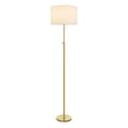 thumbnail image 4 of KAWOTI 64.5'' Adjustable Height Floor Lamp for Living Room Office, Modern Standing Floor Lamp with Pull-Chain Switch, Antique Brass, 4 of 7