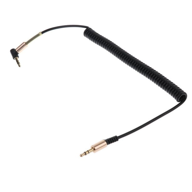 Cable de audio estéreo de 3,5 mm de 6 pies, cable de audio auxiliar de 3,5 para iPhones, iPads, negro