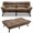 Brown, variant on 71" Velvet Futon Couch Bed with Mattress, Convertible Folding Sleeper Sofa, Modern Loveseat for Living Room & Bedroom