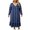 Blue 01, variant on Stamzod Womens Nightgown Plus Size Sleepwear Short Sleeve Sleep Shirt Casual Nightshirt Light Blue XXXXL