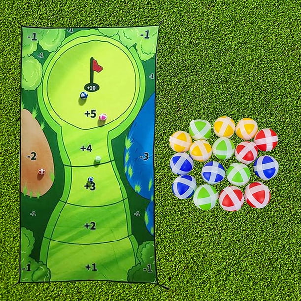 Juego De Golf Juego De Golf Golf Juego de golf informal Juego de fiesta Juego de golf Putting Hitting Mat Training Aid (100x60cm)