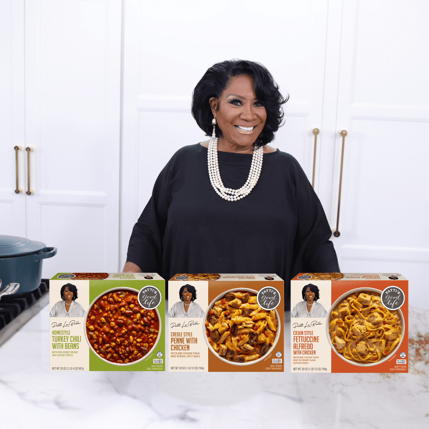 Patti LaBelle Cajun Fettucine Alfredo with Chicken - 28 oz - Frozen