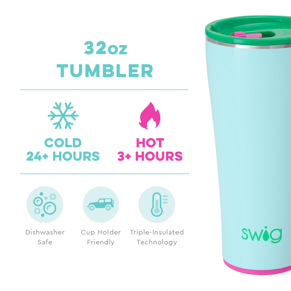 Swig Life 32oz Tumbler | Insulated Stainless Steel Travel Tumbler | Tutti Frutti