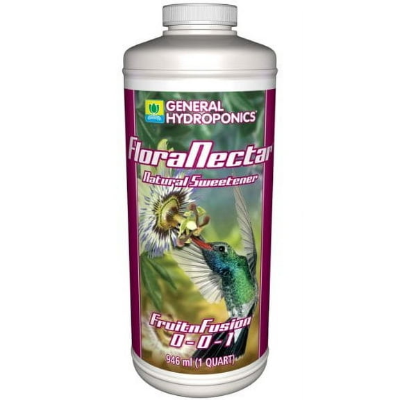 General Hydroponics Flora Nectar Fruit-n-Fusion Sweetener Fertilizer, 1-Quart